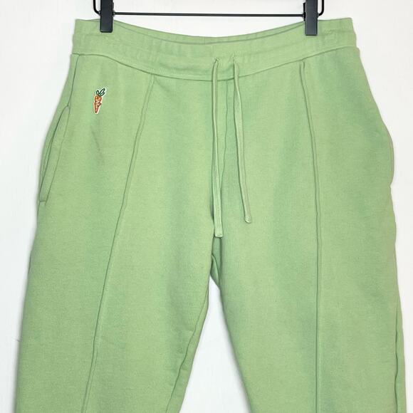 Carrots Sweatpants Men's Size Small Sage Green Drawstring Elastic Waist - Picture 4 of 13